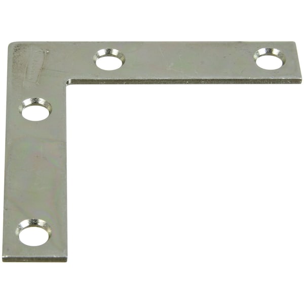 National Hardware National Hardware 2.50 in. H X 1/2 in. W X 0.07 in. D Steel Flat Corner Brace N266-502 - main